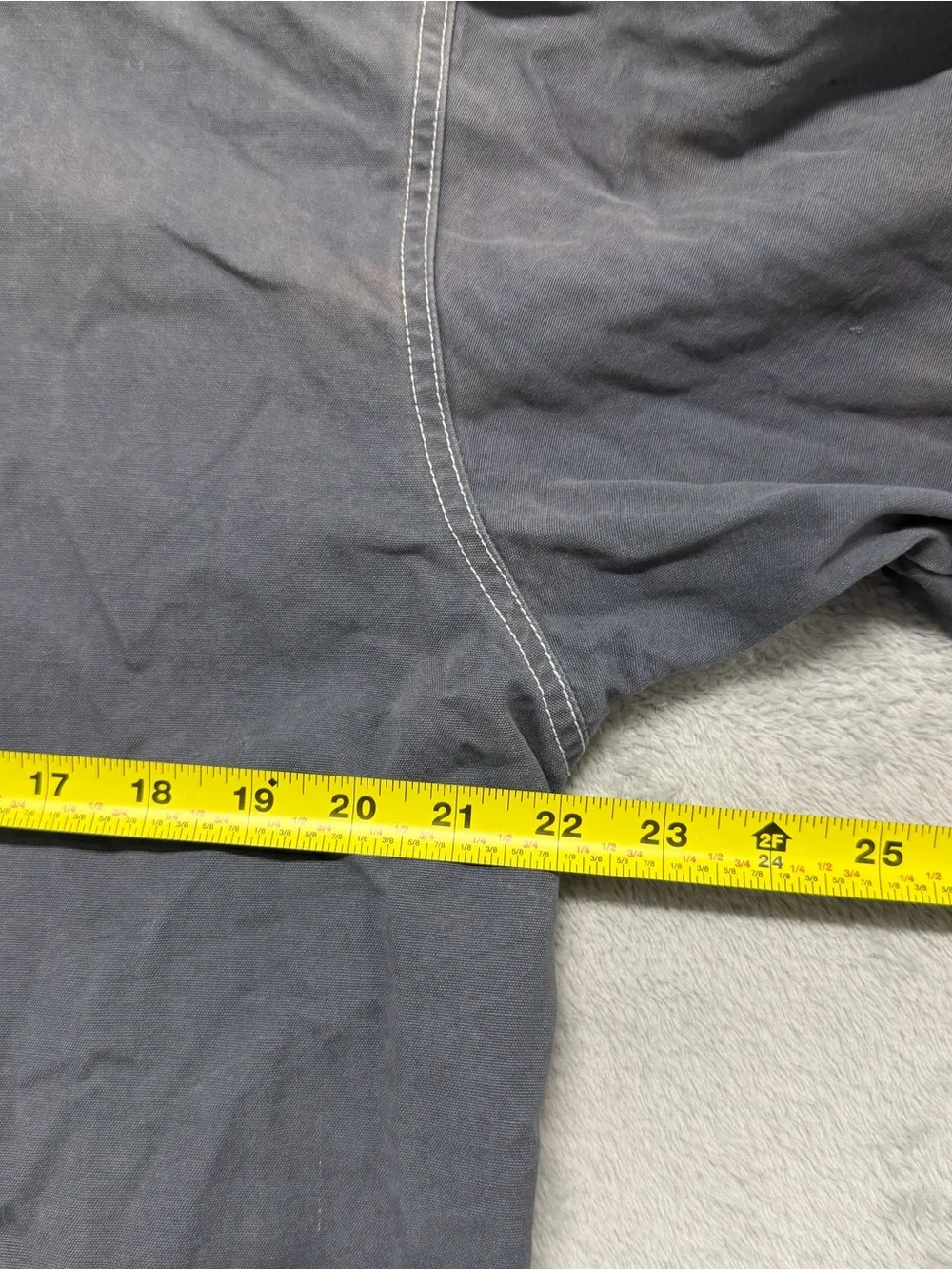Vtg Gray Faded Hooded Jacket Gorpcore Workwear Utility Zip Russia Made Men’s L
